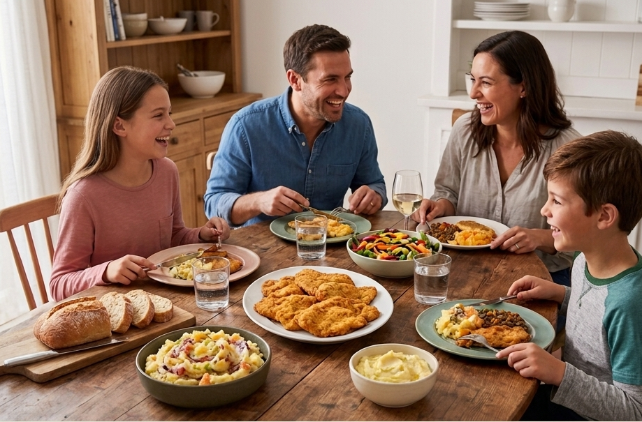 Mesa familiar · Almuerzo domingo
